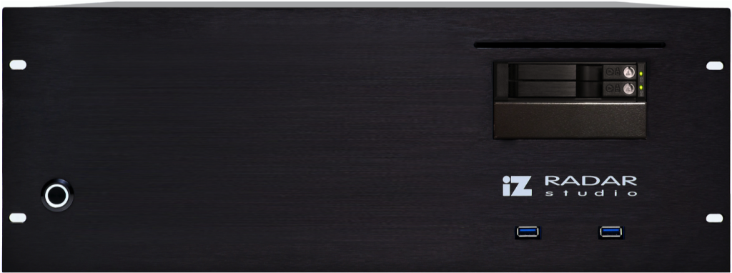 RADAR studio Front, No Touch, 1 Drive Bay - 500dpi